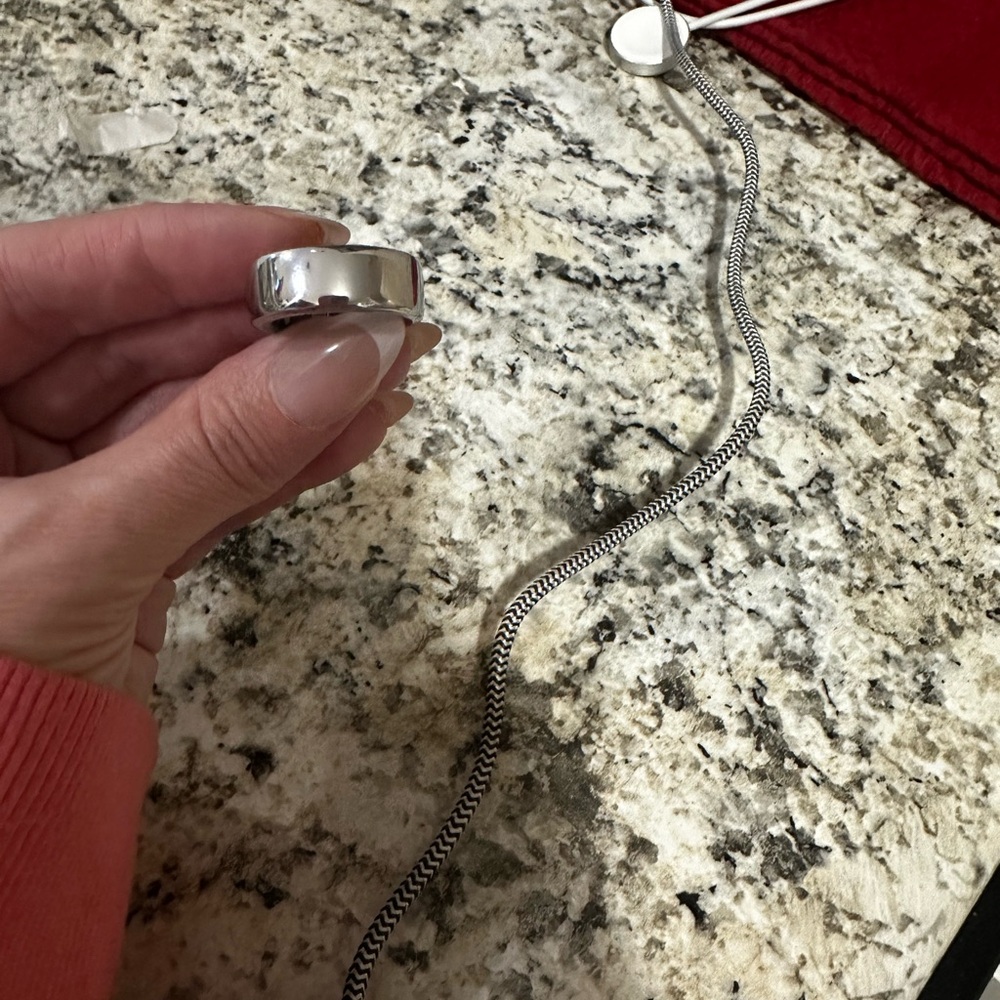 Oura Silver Health Tracking Ring